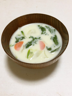 野菜のミルク味噌汁-レシピのメイン写真