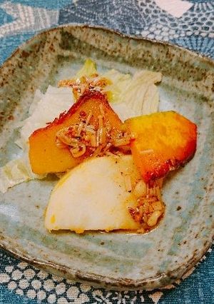 あたただしでかぶとカボチャの焼きサラダ-レシピのメイン写真