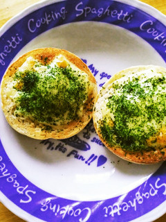 イングリッシュマフィン 青のりチーズ味-レシピのメイン写真