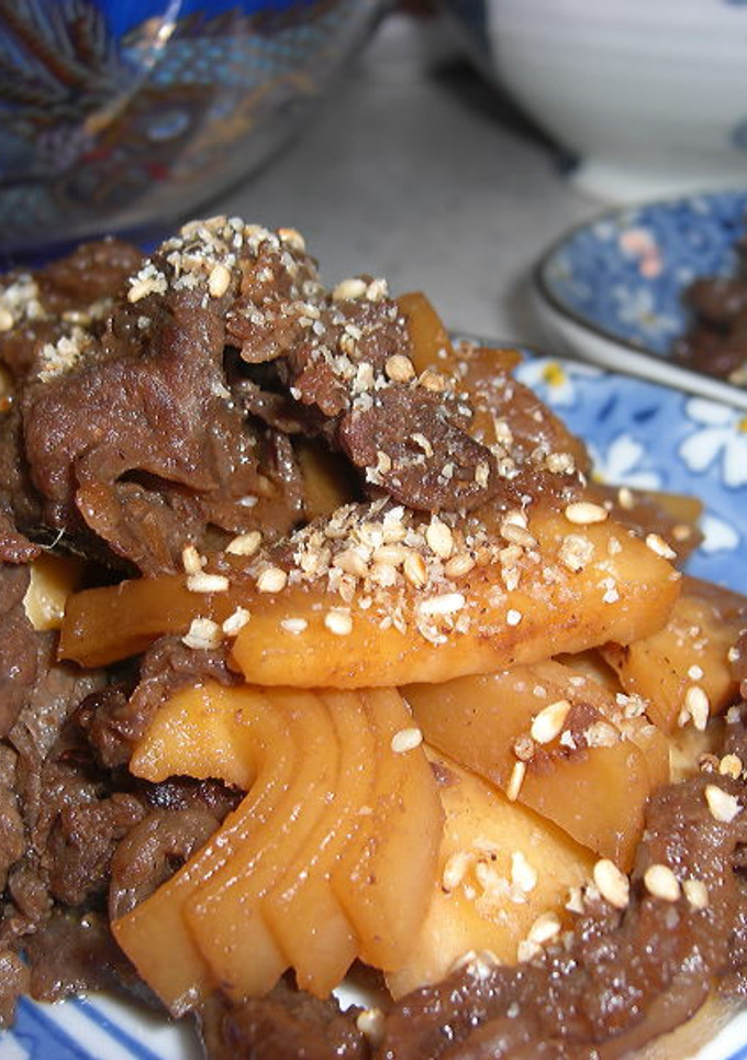 筍と牛肉の甘辛炒め-レシピのメイン写真