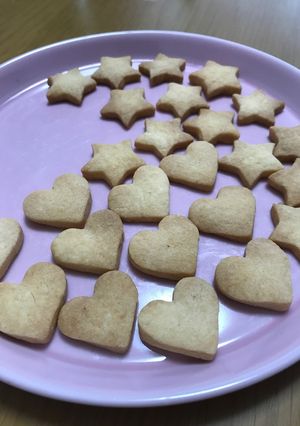 簡単!ちょっと硬めのクッキー-レシピのメイン写真