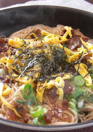 瓦そば風うどん-レシピのメイン写真