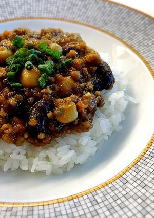 すりおろしリンゴで作るドライカレー-レシピのメイン写真