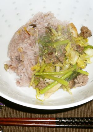 ◎◎挽肉＆野菜のさっぱり丼◎◎-レシピのメイン写真
