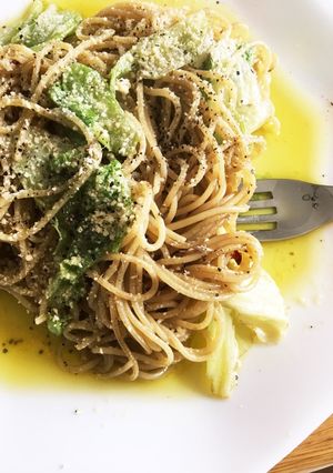 アンチョビ とレタスのパスタ-レシピのメイン写真