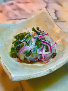 No2190 春雨ワカメ玉葱の酢の物-レシピのメイン写真