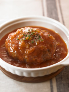 トマト煮込みハンバーグ-レシピのメイン写真