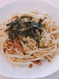 レンジで簡単!塩麹で、納豆塩焼きそば-レシピのメイン写真