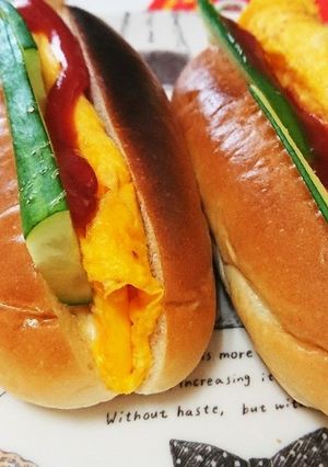 超簡単♪純喫茶店のロールパン卵焼きサンド-レシピのメイン写真