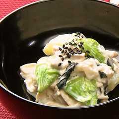 รูปของ 子持ち高菜のマヨ和え
