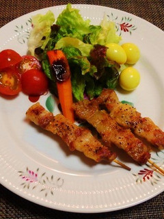 脂が落ちて見栄えするポークの串焼き♪~♪-レシピのメイン写真