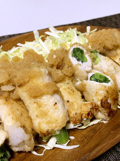 超ヘルシー!!簡単☆鶏むねロール おろし-レシピのメイン写真