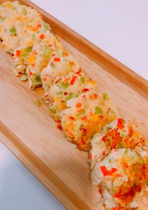 ＊3色野菜のジューシーつくね＊-レシピのメイン写真