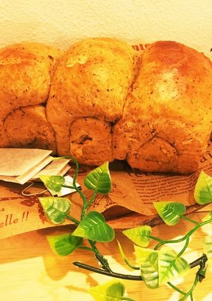 百均パウンド型＊紅茶ミルクティー食パン＊-レシピのメイン写真