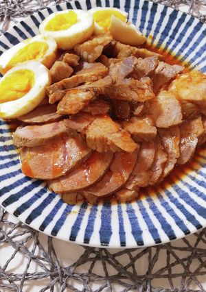 レンジで時短♪甘辛コチュジャンタレ叉焼-レシピのメイン写真