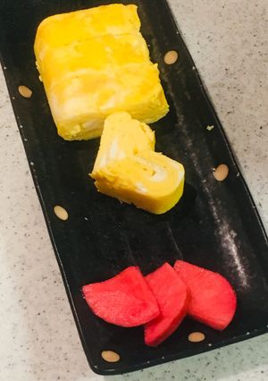 ふわふわのだし巻き卵(優しい卵焼きです)-レシピのメイン写真