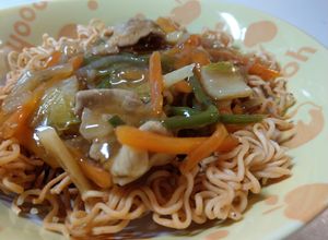 袋ラーメン☆粉末スープであんかけ麺-レシピのメイン写真