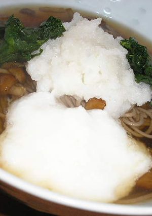 とろろ☆なめこおろしそば♪-レシピのメイン写真