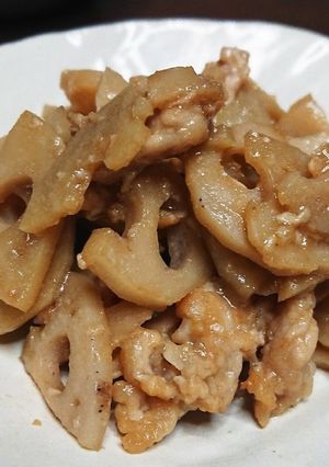 豚肉とれんこんの甘麹しょうが炒め-レシピのメイン写真