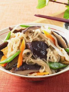椎茸と切り干し大根の炒り煮-レシピのメイン写真