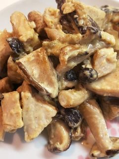 10分で完成!きのことチキンゆずマヨ炒め-レシピのメイン写真