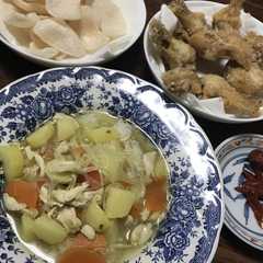 รูปของ インドネシアのソトアヤム風スープ