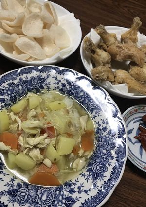 インドネシアのソトアヤム風スープ-レシピのメイン写真