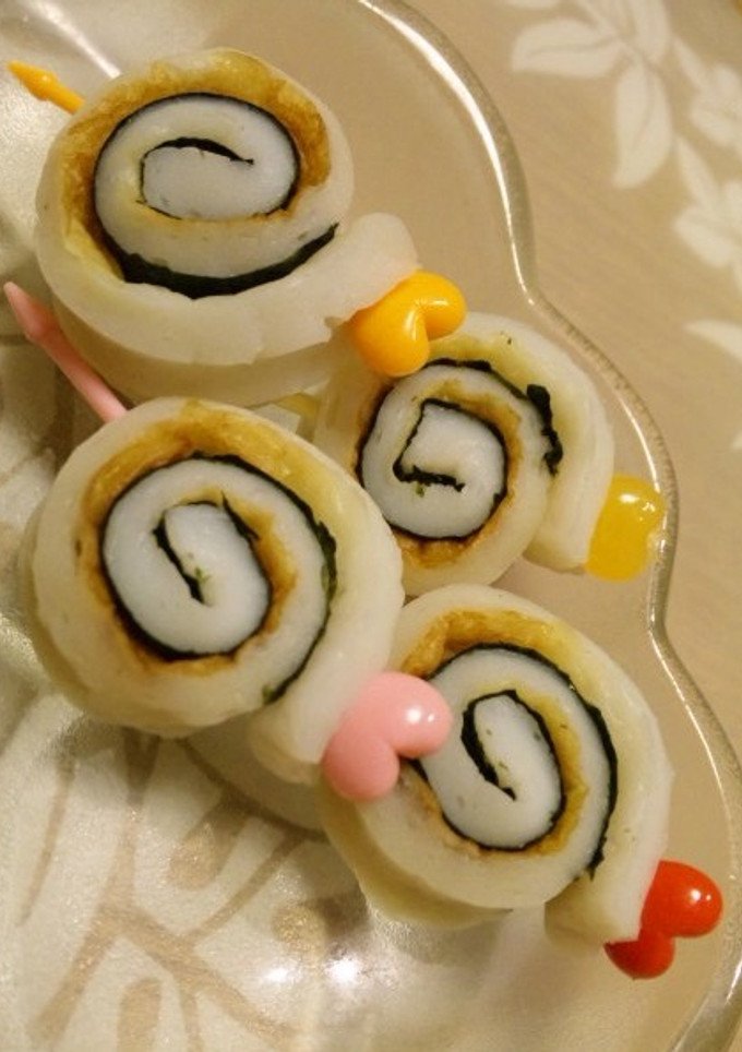 お弁当に簡単〰ちくわ＆のりのクルクル❤-レシピのメイン写真