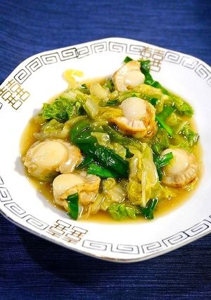 簡単！ホタテと白菜の中華炒め-レシピのメイン写真