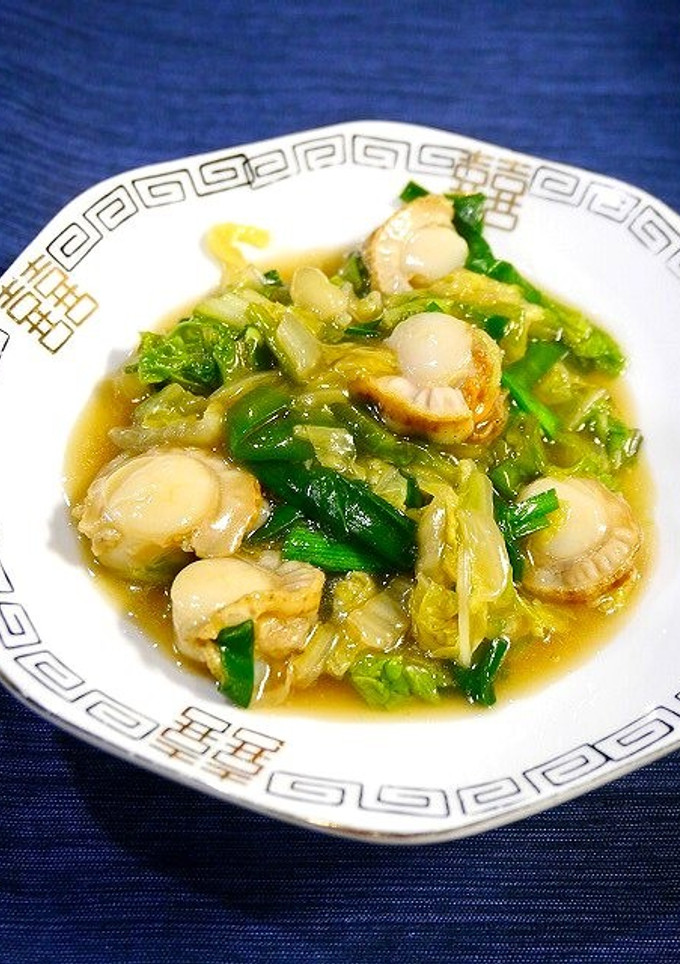 簡単！ホタテと白菜の中華炒め-レシピのメイン写真
