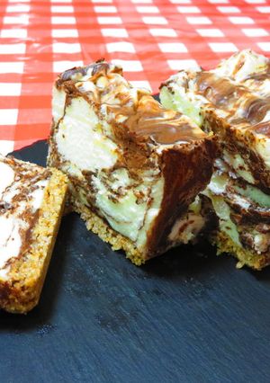 チョコ好きのレアチーズケーキ♪-レシピのメイン写真