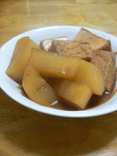 厚揚げと大根の甘辛煮-レシピのメイン写真