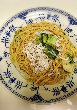 白菜とじゃこの和風ペペロンチーノ-レシピのメイン写真