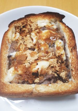 食パンdeぜんざいグラタン⁉️-レシピのメイン写真