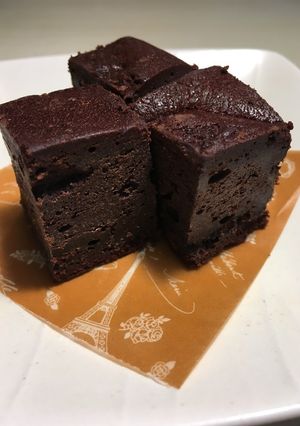 米粉とイチジクのブラウニー-レシピのメイン写真