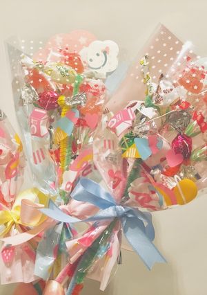 簡単！市販のお菓子でお菓子ブーケ-レシピのメイン写真