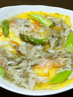 塩ラーメンのスープでリメイク♪天津飯-レシピのメイン写真