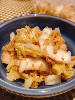 白菜とツナのおかかポン酢あえ-レシピのメイン写真