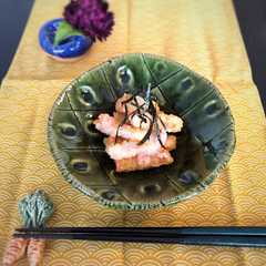 รูปของ 揚げ焼き長芋の明太子和え