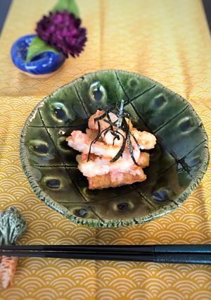 揚げ焼き長芋の明太子和え-レシピのメイン写真