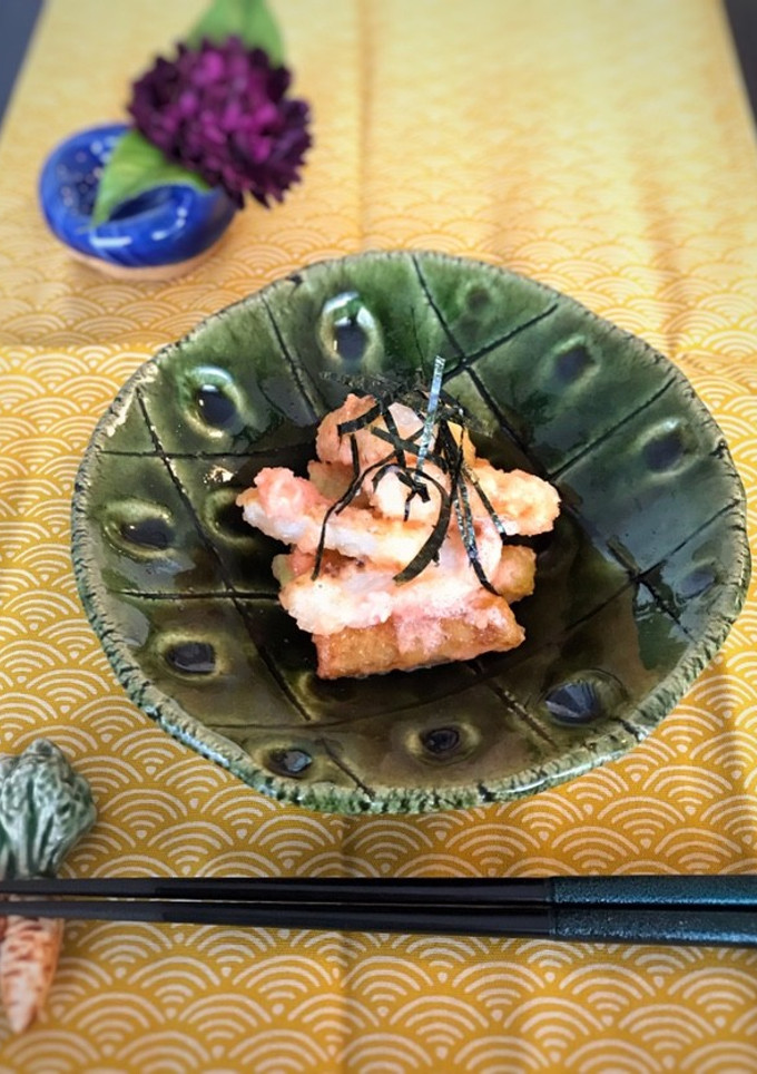 揚げ焼き長芋の明太子和え-レシピのメイン写真