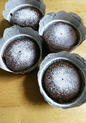 ノンオイル簡単チョコマフィン-レシピのメイン写真