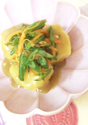 白胡麻と白味噌あんかけの揚げだし豆腐-レシピのメイン写真