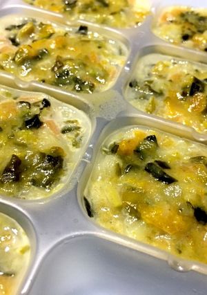 かぼちゃとほうれん草のシチュー風〜離乳食-レシピのメイン写真