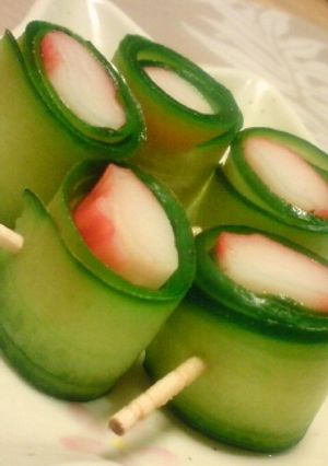❤簡単お弁当にカニカマ胡瓜のクルクル❤-レシピのメイン写真