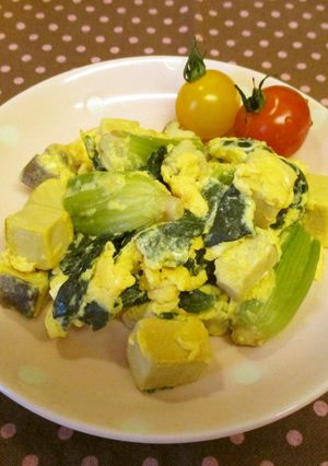 高野豆腐のスクランブルエッグ-レシピのメイン写真