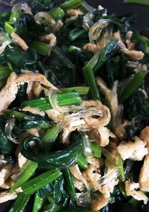 ほうれん草のオイスターソース炒め-レシピのメイン写真