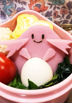ポケモン ラッキーのキャラ弁-レシピのメイン写真