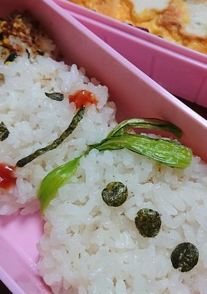 お箸で簡単！雪だるまご飯のお弁当☆-レシピのメイン写真