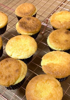 バニラのホワイトチョコレートカップケーキ-レシピのメイン写真